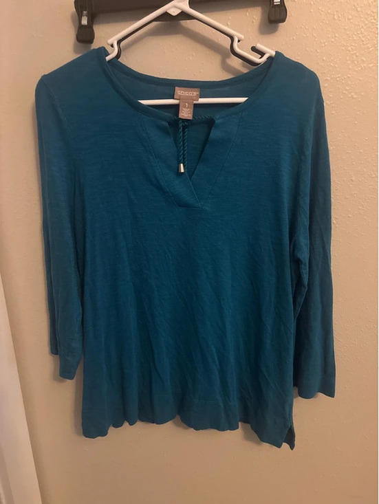 Chico's Tops - Size medium Chico‘s quarter length sleeve, dressy casual shirt